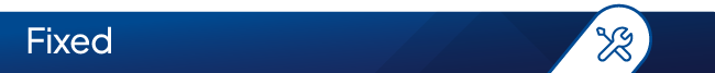 Fixed banner