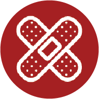 First aid and emergencies icon